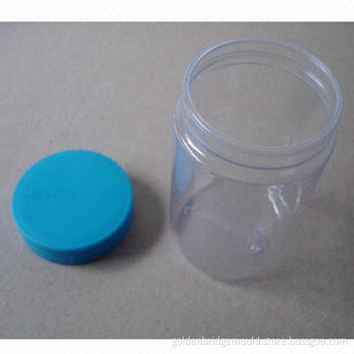 Mold and tooling design for LED light clear bottle
